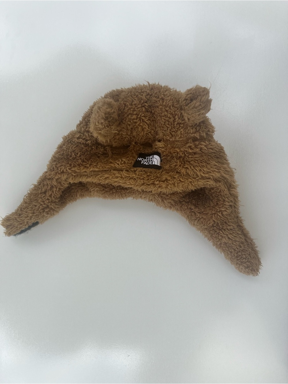 The North Face Kids Brown Teddy Ear Trapper Hat